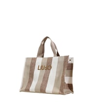 LIUJO LOGO Bolso de mano con correa para el hombro. arena - Bolsos Mujer - 4