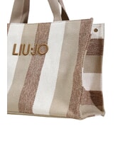 LIUJO LOGO Bolso de mano con correa para el hombro. arena - Bolsos Mujer - 5