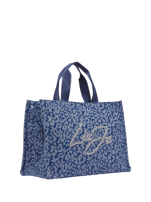 LOGO STRASS Bolso de mano con correa para el hombro. guarida.azul animalier - Bolsos Mujer