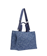 LIUJO LOGO STRASS Bolso de mano con correa para el hombro. guarida.azul animalier - Bolsos Mujer - 4