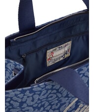 LIUJO LOGO STRASS Bolso de mano con correa para el hombro. guarida.azul animalier - Bolsos Mujer - 6