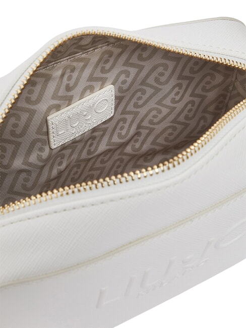 HALONA Bolso de hombro mediano con logotipo crema - Bolsos Mujer