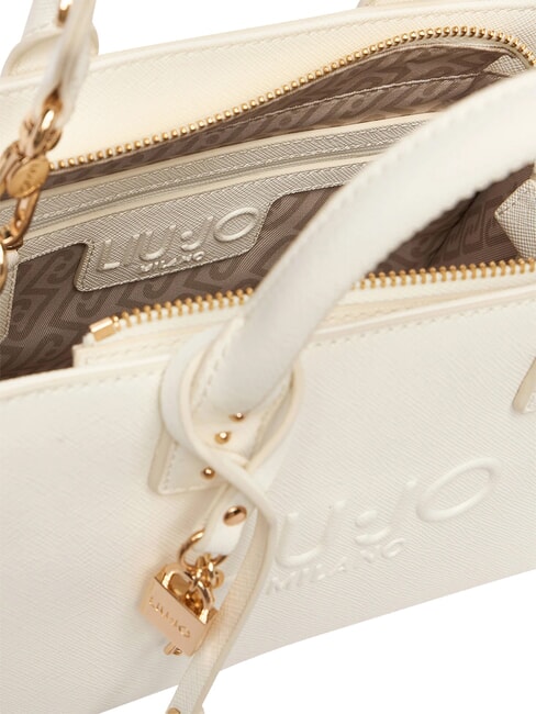 HALONA Bolso de mano con correa para el hombro. crema - Bolsos Mujer