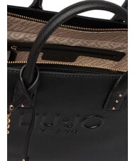 LIUJO HALONA Bolso de mano con correa para el hombro. NEGRO - Bolsos Mujer - 7