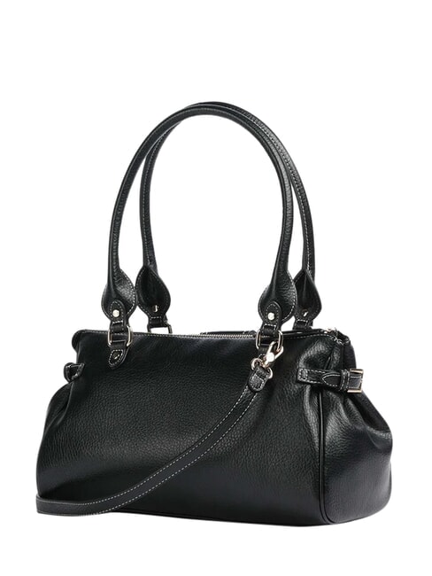 CORNIOLA Bolso de hombro con correa extra&iacute;ble. NEGRO - Bolsos Mujer