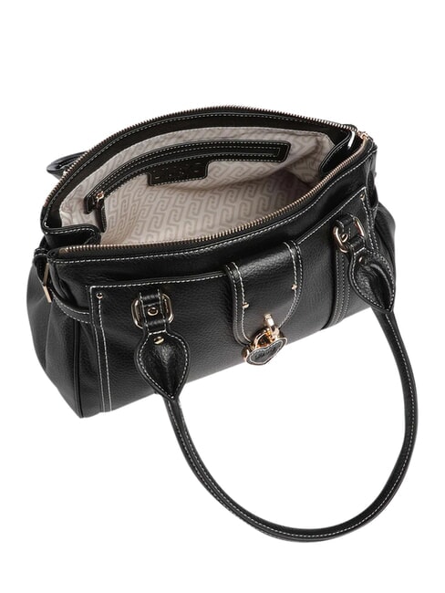 CORNIOLA Bolso de hombro con correa extra&iacute;ble. NEGRO - Bolsos Mujer