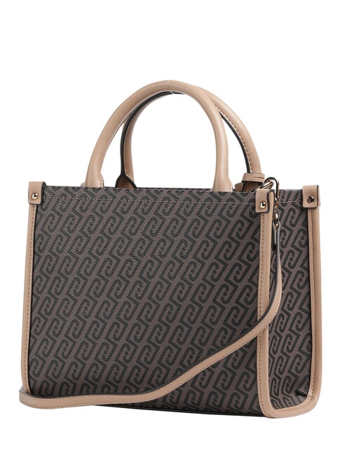 RIDHI Bolso de mano con correa para el hombro. marr&oacute;n oscuro/polvo oscuro - Bolsos Mujer