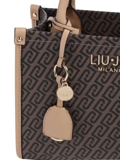 RIDHI Bolso de mano con correa para el hombro. marr&oacute;n oscuro/polvo oscuro - Bolsos Mujer