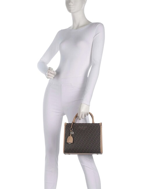 RIDHI Bolso de mano con correa para el hombro. marr&oacute;n oscuro/polvo oscuro - Bolsos Mujer