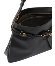 PINKO BELT BAG Bolsa grande negro-oro antiguo - Bolsos Mujer - 5