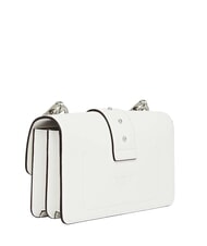 PINKO LOVE ONE MINI Minibolso nube blanca-plata mate - Bolsos Mujer - 2
