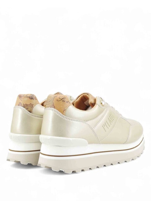 GEO Zapatillas con logo champ&aacute;n/beige geom&eacute;trico - Zapatos Mujer