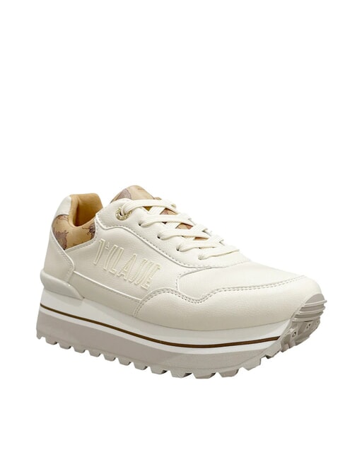 GEO Zapatillas de ca&ntilde;a alta blanco roto/beige geo - Zapatos Mujer