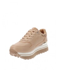 ALVIERO MARTINI PRIMA CLASSE GEO Zapatillas de ca&ntilde;a alta avellana/beige geom&eacute;trico - Zapatos Mujer - 4