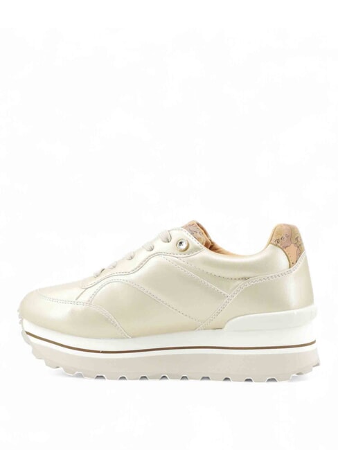 GEO Zapatillas con logo champagne/geo beige - Zapatos Mujer