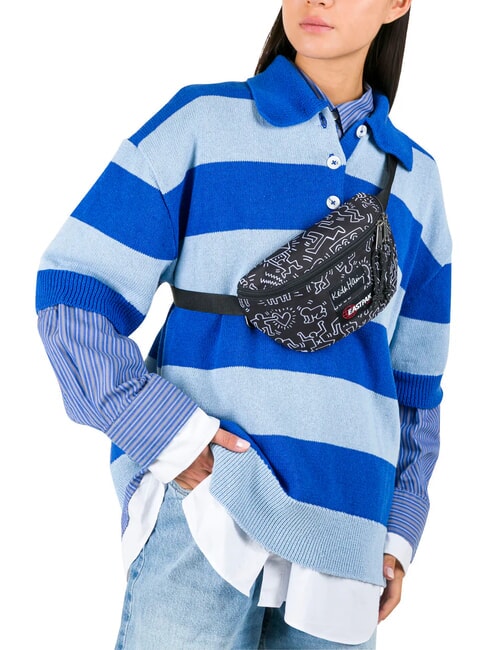 SPRINGER Cangurera Keith Haring Negro - Ri&ntilde;oneras