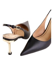 GAUD&Igrave; CRISTEL Chanel escote, en piel. NEGRO - Zapatos Mujer - 3