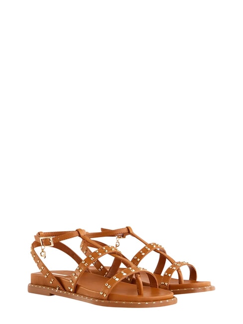 PYRUS GREEDY Sandalias planas bronceado - Zapatos Mujer