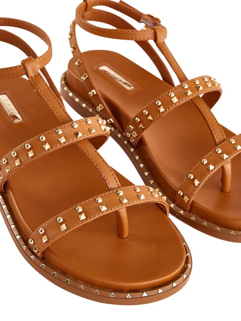 PYRUS GREEDY Sandalias planas bronceado - Zapatos Mujer