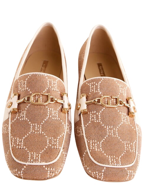 TULSA Mocas&iacute;n jacquard bronceado - Zapatos Mujer