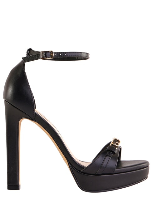 LIZ Sandalias altas de cuero NEGRO - Zapatos Mujer