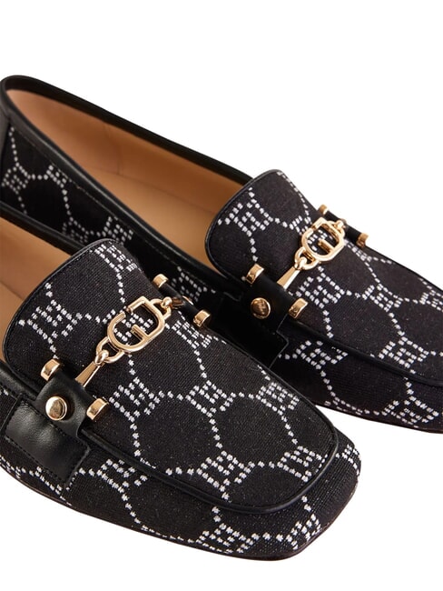TULSA Mocas&iacute;n jacquard NEGRO - Zapatos Mujer