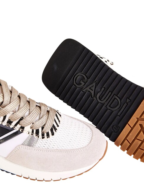 ICONICA Zapatillas de cuero blanco roto/blanco - Zapatos Mujer