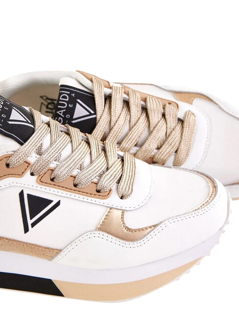 I DEA Zapatillas de cuero blanco - Zapatos Mujer
