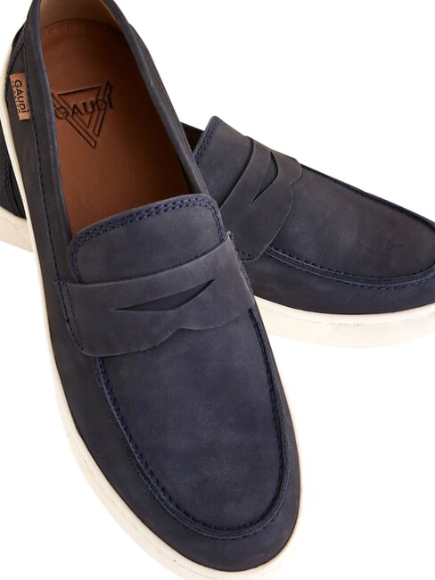 DENIS mocasines de cuero marina de guerra - Zapatos Mujer