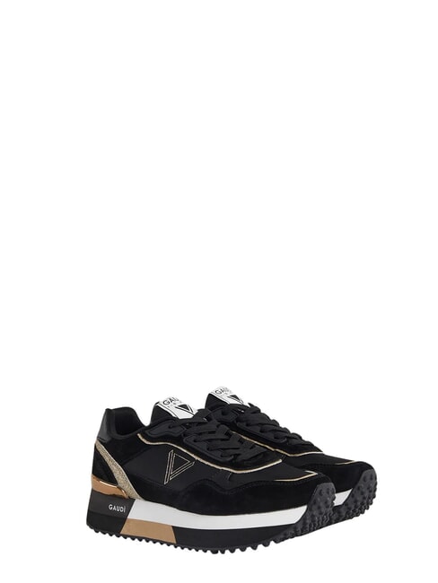 I DEA Zapatillas de cuero NEGRO - Zapatos Mujer