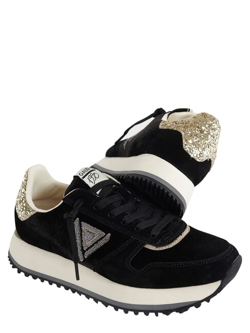 I CASSIE Zapatillas de cuero NEGRO - Zapatos Mujer