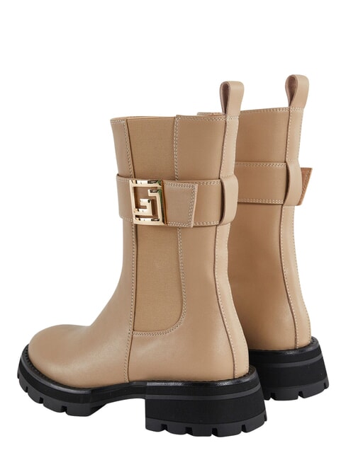 ARIEL Bot&iacute;n de piel al tobillo arena - Zapatos Mujer