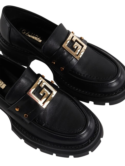 ARIEL mocas&iacute;n de cuero NEGRO - Zapatos Mujer