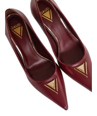 GAUD&Igrave; COLETTE escote de cuero borgo&ntilde;a - Zapatos Mujer - 3