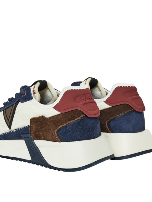 ICONICA Zapatillas deportivas de piel mixta marina/tofu - Zapatos Hombre
