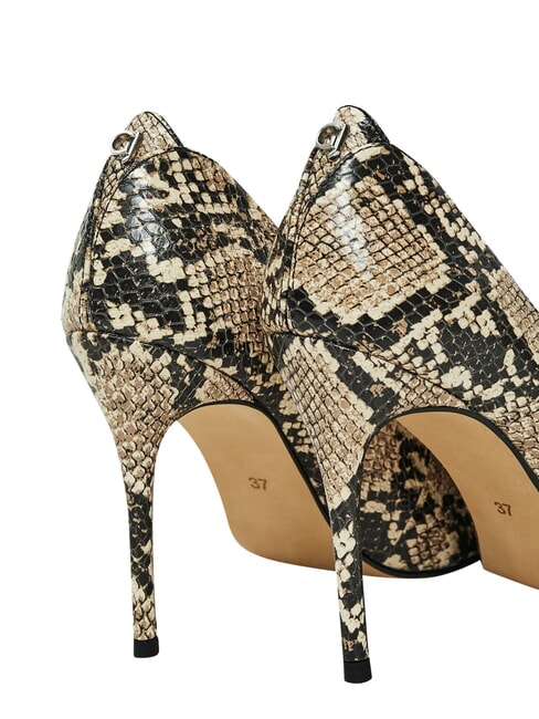 DALIA PYTHY escote de cuero NATURAL - Zapatos Mujer