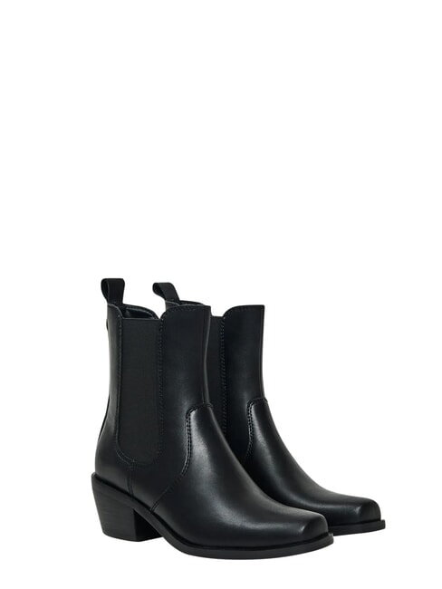 FELICIA Botines de piel NEGRO - Zapatos Mujer