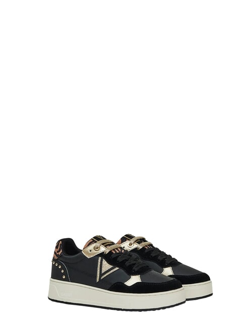 I CLIO Zapatillas negro/cebra - Zapatos Mujer