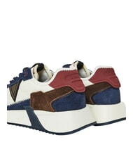 GAUD&Igrave; ICONICA Zapatillas deportivas de piel mixta marina/tofu - Zapatos Hombre - 3