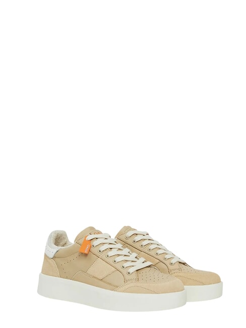 FUSION Zapatillas de cuero BEIGE - Zapatos Hombre