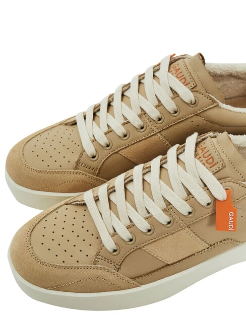 FUSION Zapatillas de cuero BEIGE - Zapatos Hombre