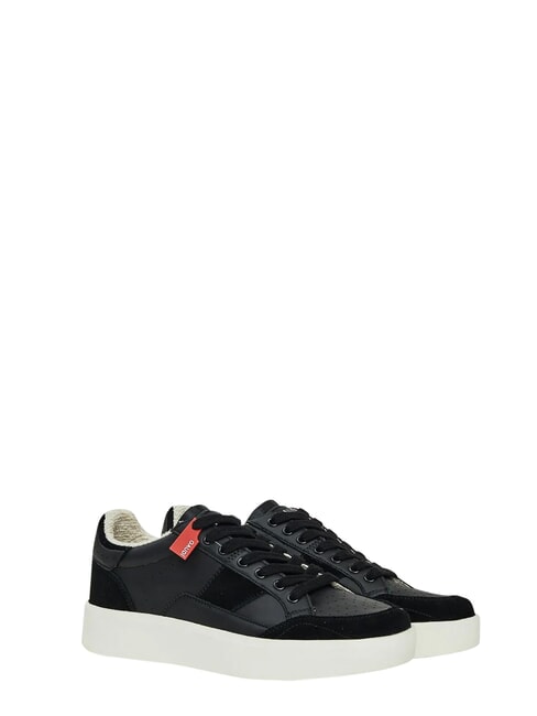 FUSION Zapatillas de cuero NEGRO - Zapatos Hombre