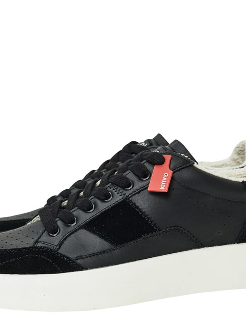 FUSION Zapatillas de cuero NEGRO - Zapatos Hombre