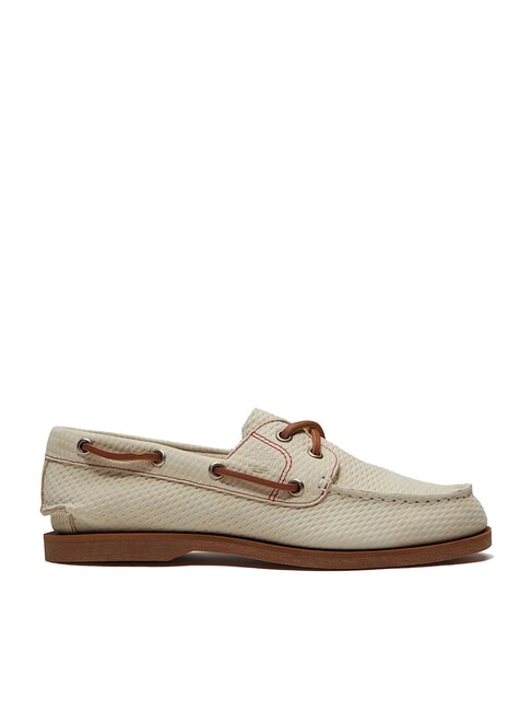 CLASSIC BOAT  Zapatos n&aacute;uticos de piel beige claro - Zapatos Mujer
