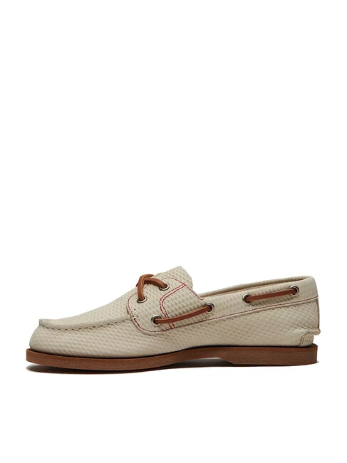 CLASSIC BOAT  Zapatos n&aacute;uticos de piel beige claro - Zapatos Mujer