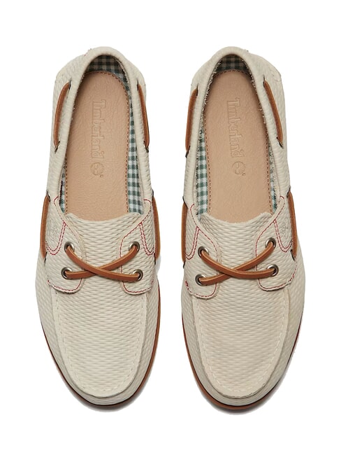 CLASSIC BOAT  Zapatos n&aacute;uticos de piel beige claro - Zapatos Mujer