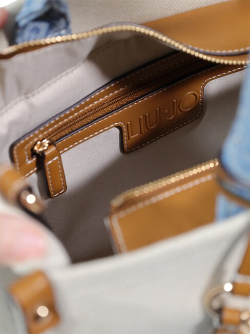 RIDHI Bolso grande con correa para el hombro neutro/vaquero - Bolsos Mujer