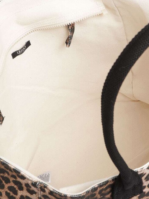 PLENTIA Bolso de hombro para compras animalier - Bolsos Mujer