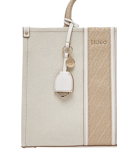 RIDHI Bolso grande con correa para el hombro neutro/crema - Bolsos Mujer