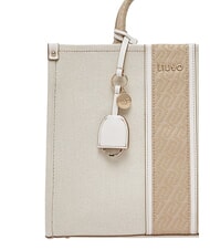 LIUJO RIDHI Bolso grande con correa para el hombro neutro/crema - Bolsos Mujer - 6